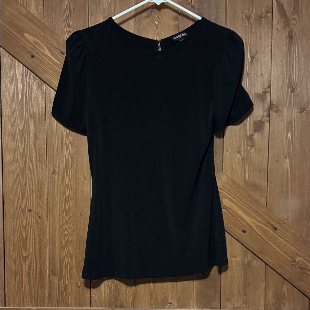 Express Elegant Black Blouse